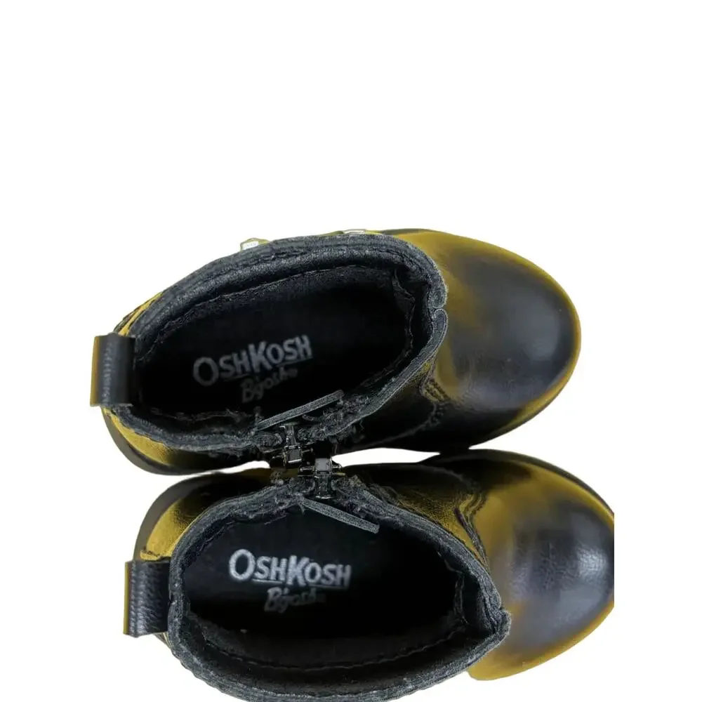 OshKosh B'gosh Dakota Moto Ankle Boots Black